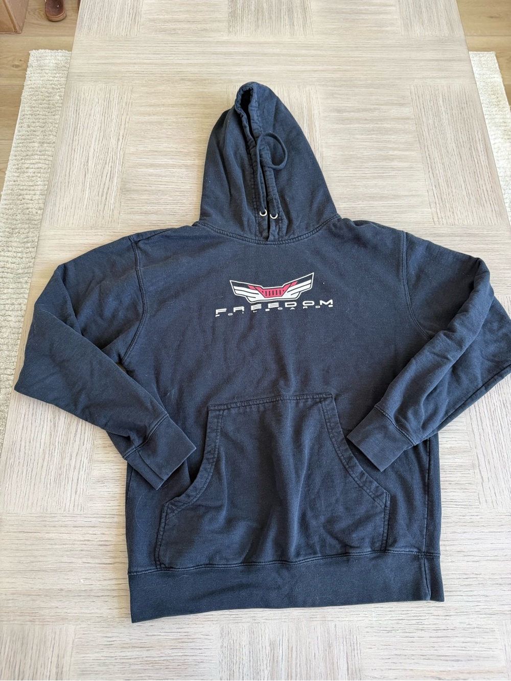 Vintage Steve & Barry's Corvette Racing Hoodie Black Heavyweight Pullover SZ M